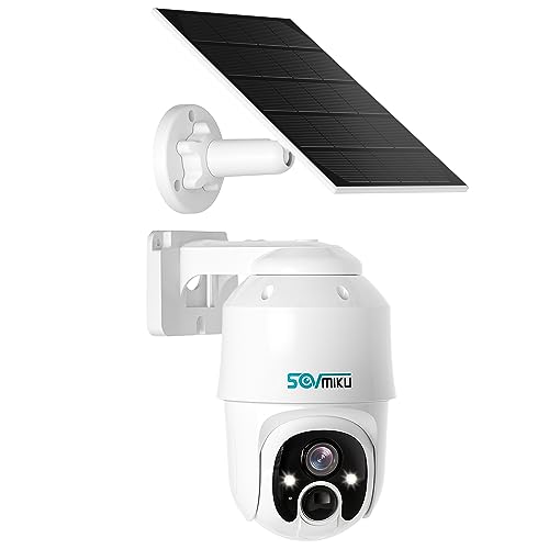 SOVMIKU A1 4MP Solar Security Camera Wireless Outdoor