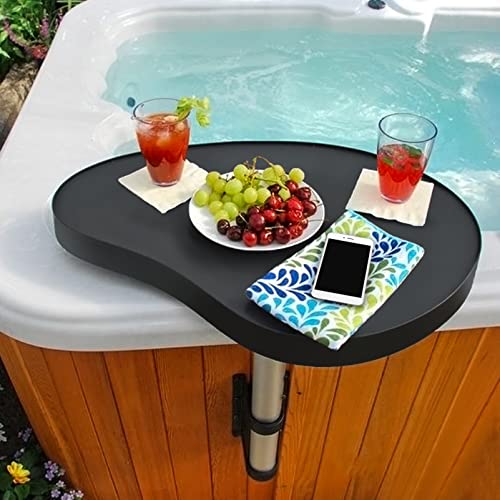 Spa Tray Table Keep Snacks and Drinks Handy and Dry