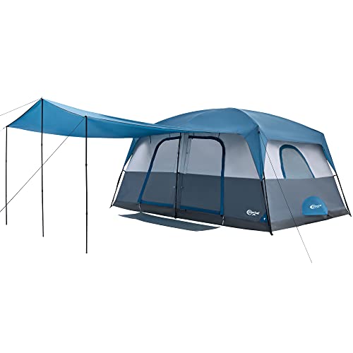 Spacious and Durable 10 Person Camping Tent with Porch