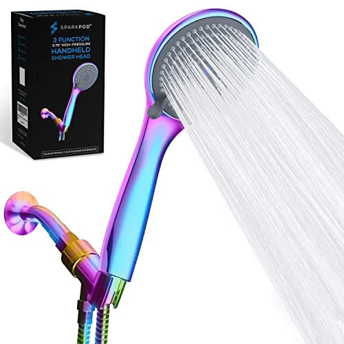 SparkPod 3-Function Handheld Shower Head with 5 ft. Hose - Radiant Rainbow