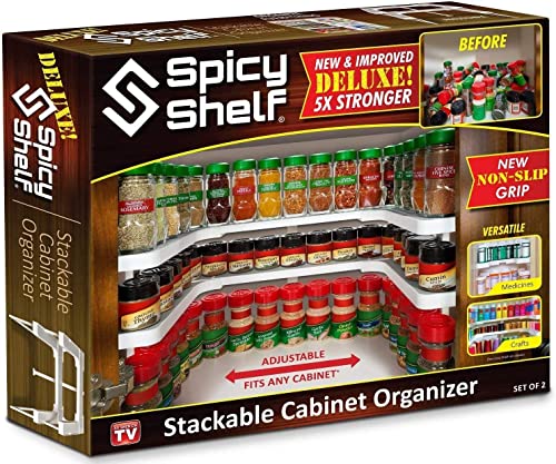 Spicy Shelf Deluxe - Spice Rack and Cabinet Organizer