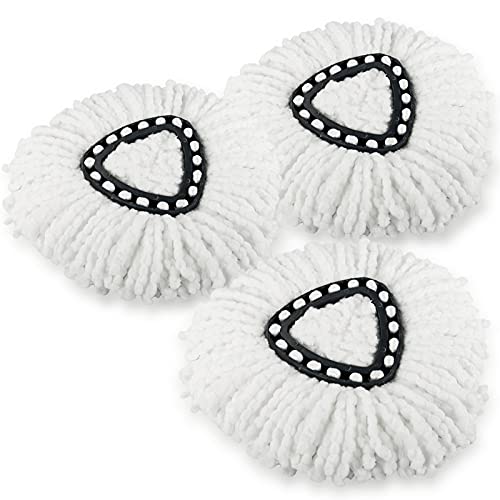 Spin Mop Refill Replacement Heads - Compatible with Ocedar EasyWring Spinning Mop