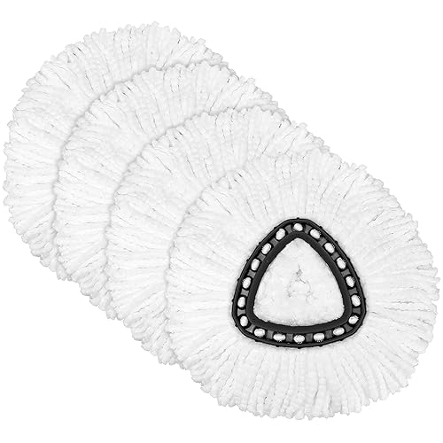 Spin Mop Replacement Heads - 4 Pack