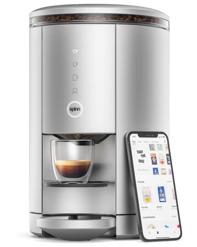 SPINN Espresso & Coffee Machine: WiFi-Enabled, Programmable, No Waste