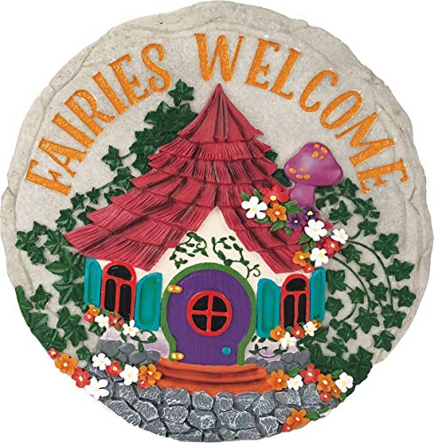 Spoontiques Garden Décor: Welcome Fairies Stepping Stone
