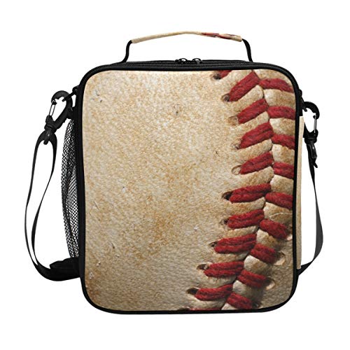 Sport Ball Baseball Lunch Box Bag