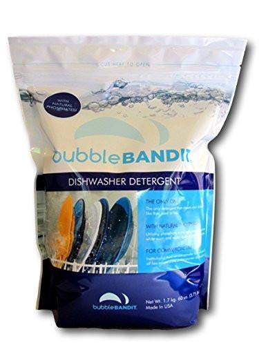 Spotless Dishes in Hard Water with Bubble Bandit Dishwasher Detergent