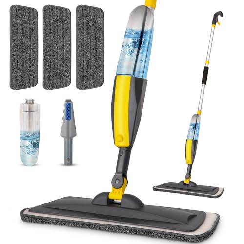 Spray Mop with Refillable Bottle