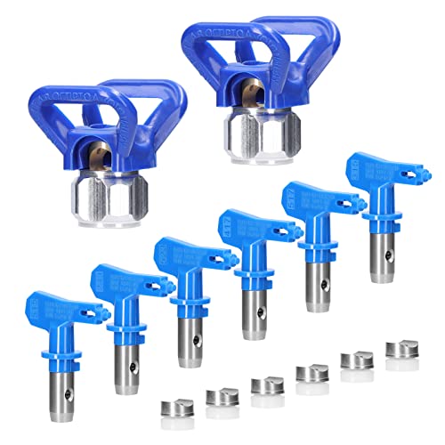 6-Piece Reversible Airless Paint Sprayer Nozzle Set by Geevorks