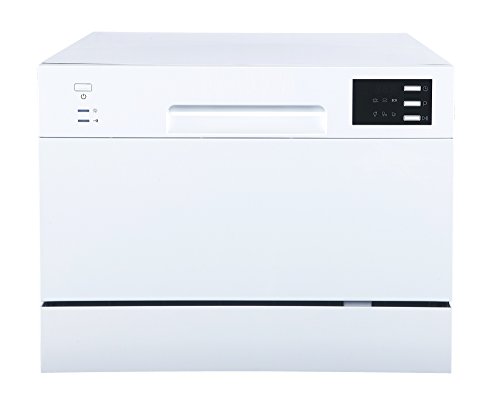 SPT Compact Countertop Dishwasher - Stainless Steel Interior