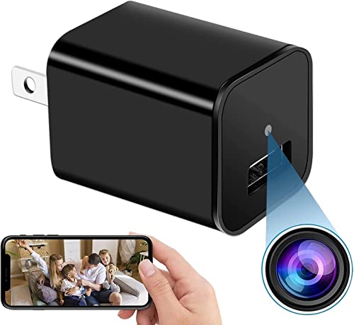 Smart WiFi USB Charger Camera with Night Vision for Home Security