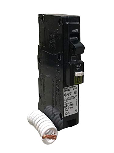 Square D - QO115CAFI QO15A Arc Fault Breaker, Black