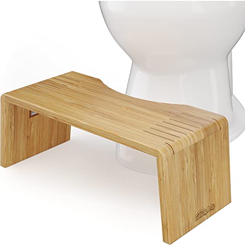 Squatty Potty Oslo Folding Bamboo Toilet Stool