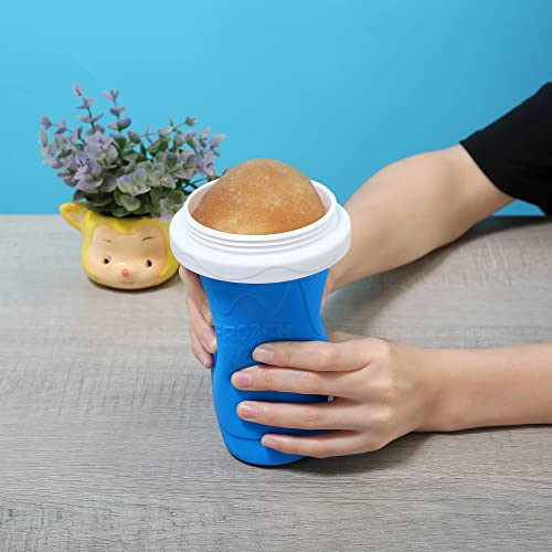 Squeeze Smoothie Cups for Ice Cream Freezer - Portable Cooling Shake Cups