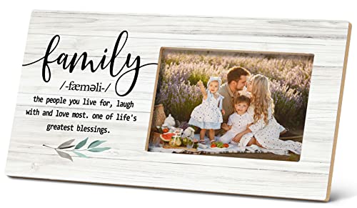 The Love of A Family is Life's Greatest Blessing Personalized Picture Frame  for A 4x6 Photo 