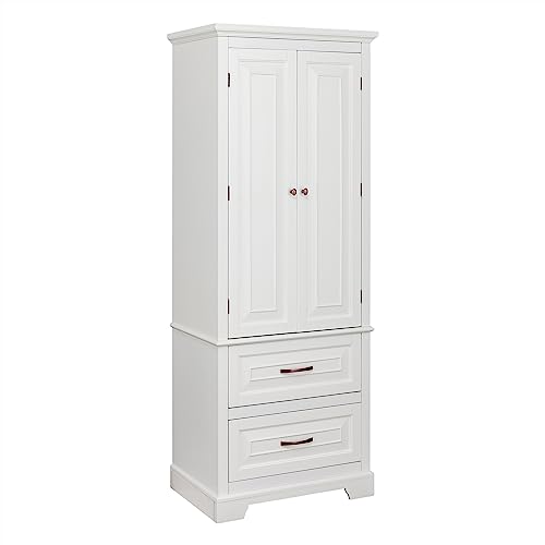 St James Linen Tower with 2 Doors and 2 Drawers