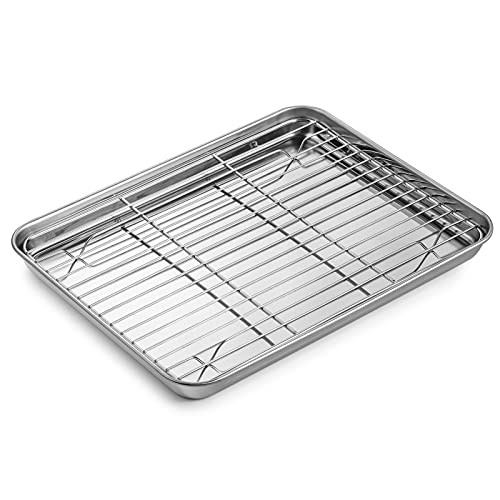 Stainless Steel Baking Sheet with Rack Set