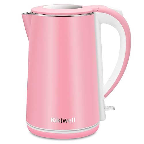 Stainless Steel Electric Kettle with Double Wall and Auto Shut-Off
