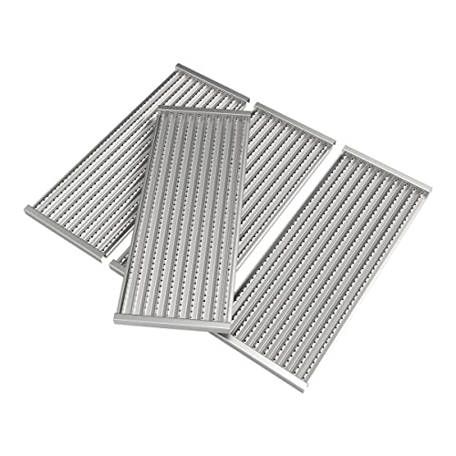 Stainless Steel Emitter Plates Replacement for Charbroil Grills, 4-Pack