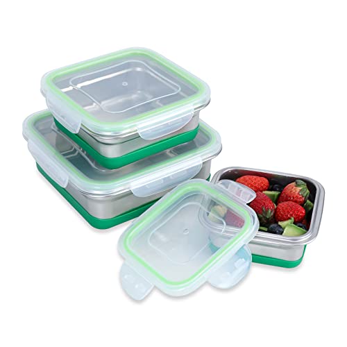 Stainless Steel Food Storage Containers with Lids