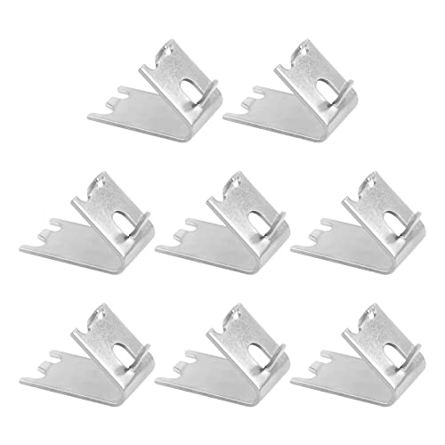 Stainless Steel Freezer Shelf Clip - Pack of 8