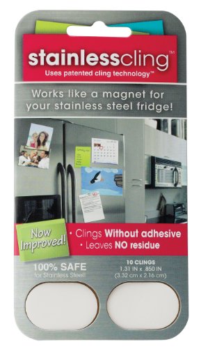 Stainless Steel Fridge Adhesives - Edgewater Products Cling (10-Pack)