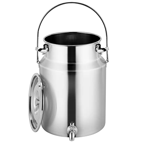 Stainless Steel Milk Can with Spigot