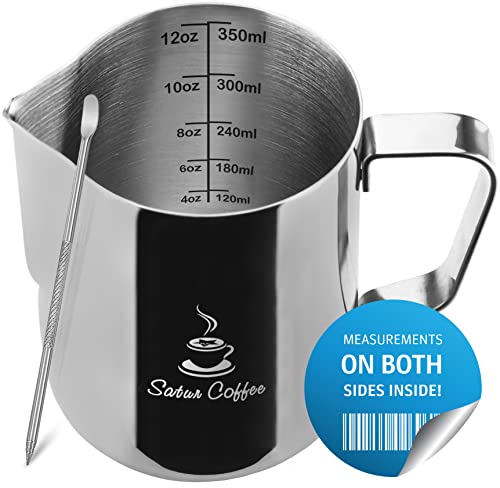 Stainless Steel Milk Frother Pitcher