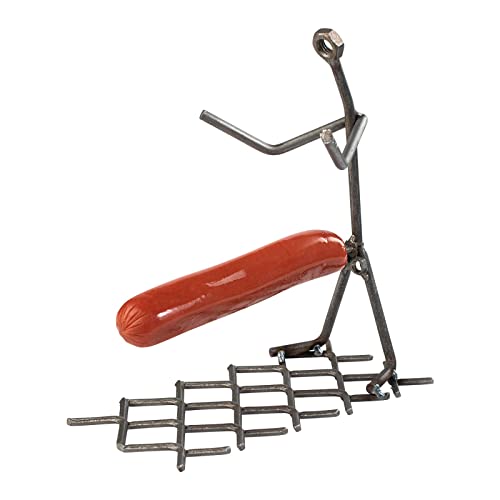 Stainless Steel One Man Stick Figure Griller Hot Dog Roaster
