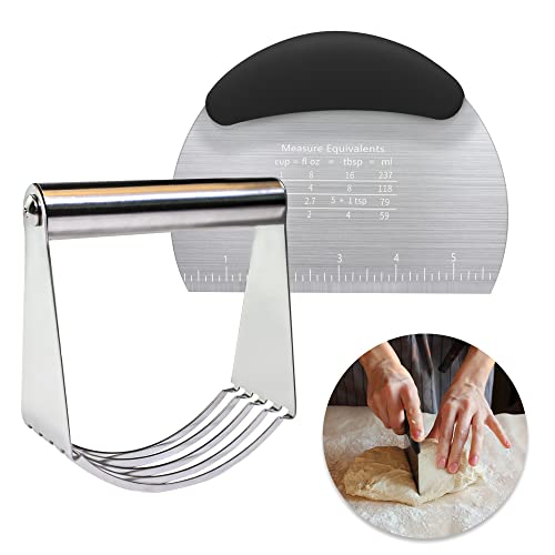 Stainless Steel Pastry Cutter Dough Scraper Tool