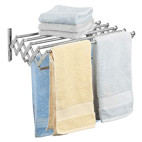 Stainless Steel Space-Saving Towel Rack