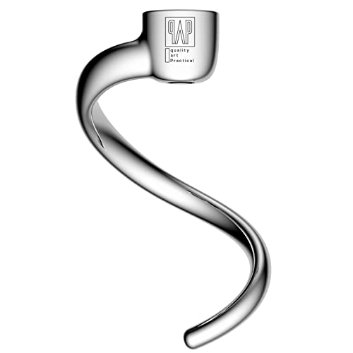 Stainless Steel Spiral Dough Hook for KitchenAid Mixers