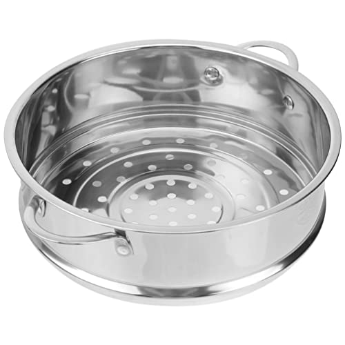 Hemoton 10 Inch Stainless Steel Steamer Basket for Pot Cooking