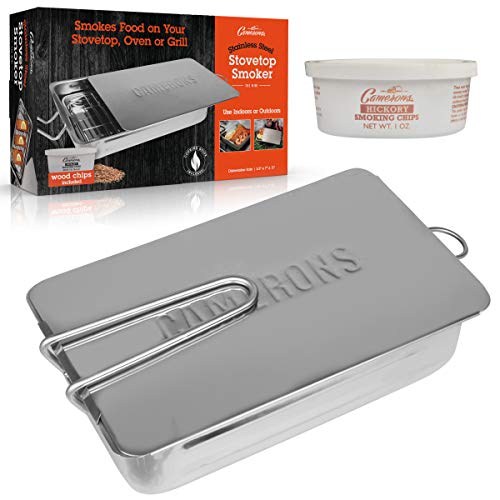 Stainless Steel Stovetop Smoker Box - Gourmet Mini