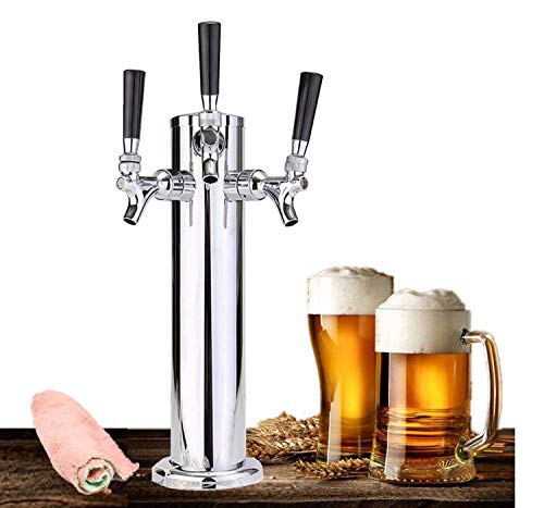 Stainless Steel Triple Taps Beer Tower