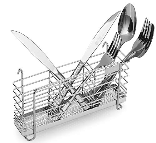 Stainless Steel Utensil Drying Rack Basket Holder