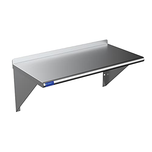 Stainless Steel Wall Mount NSF Shelving