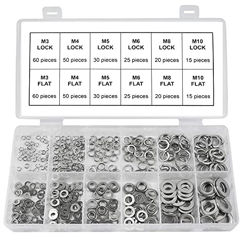 Stainless Steel Washer Assortment Set