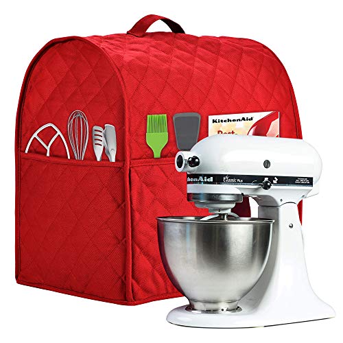 Stand Mixer Cover Compatible with KitchenAid Stand Mixer 4.5-5 Quart,  Portable Travel Storage Case Bag with Multiple Pockets and Handle for  Kitchen