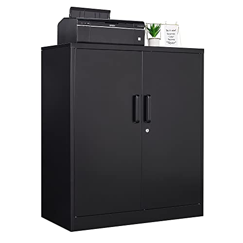 STANI Metal Storage Cabinet with Lockable Doors