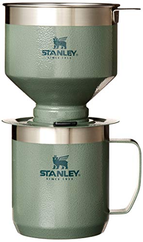 Stanley Camp Pour Over Set Hammertone Green