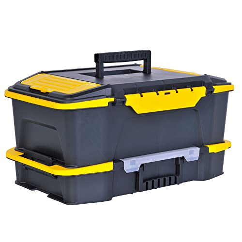 Stanley Click & Connect 2-in-2 Tool Box And Organizer