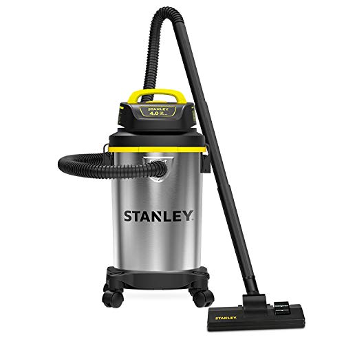 Stanley 4 Gallon Wet/Dry Vacuum with Blower - Silver/Yellow/Black