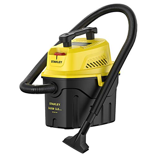 Stanley 3 Gallon 3HP Portable Car Vacuum Black+Yellow