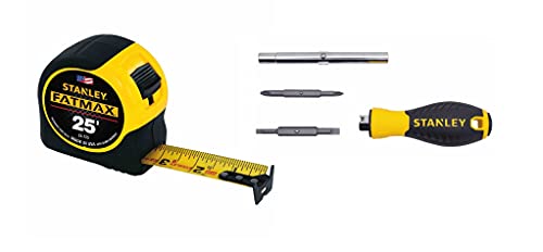 Stanley Tools 33-2512 Fatmax Tape Rule and Screwdriver Pack