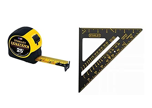 Stanley Tools 33-725 Tape Measure and Quick Square Combo Pack