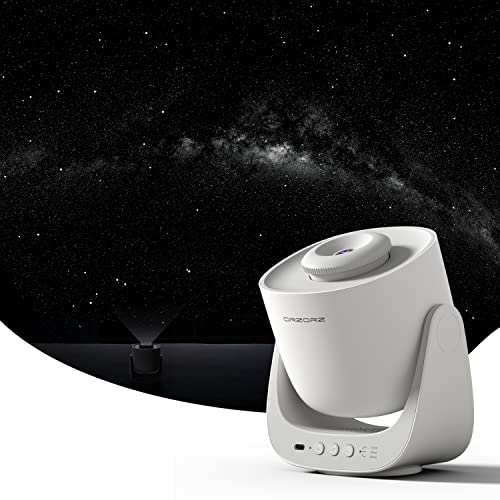 Orzorz Galaxy Night Light: Rechargeable Home Planetarium Projector