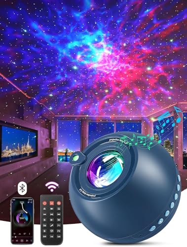 Star Projector with Bluetooth Speaker and White Noise Machine