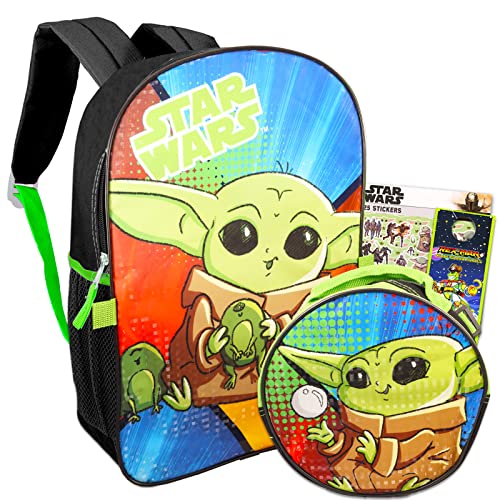 Star Wars Bundle for Boys - Backpack, Lunch Box, Stickers