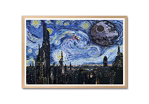 Starry Night Star Wars Poster